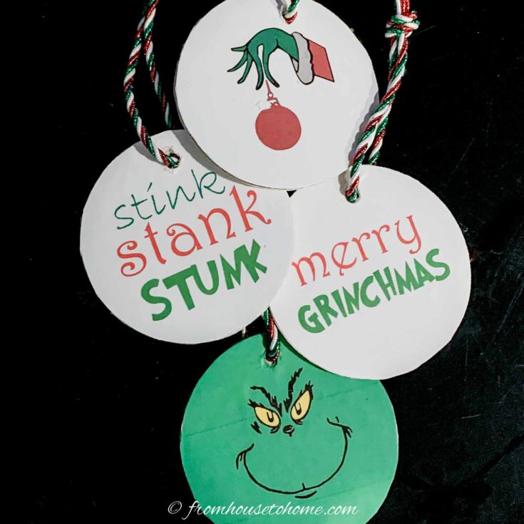 Image for DIY Grinch Christmas Ornaments