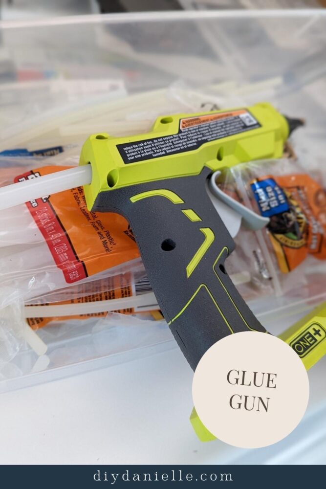 Glue gun and glue sticks are a good adhesive for repairing broken items and doing some crafts.