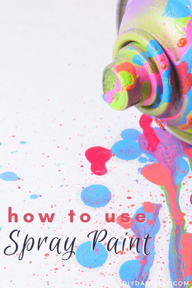 How to use spray paint: tips for getting the perfect finish with spray paint!