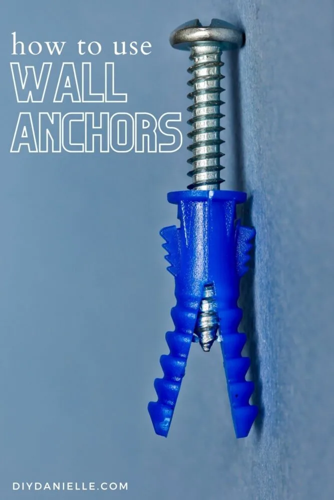 How to use wall anchors: a guide to how to choose the right drywall anchor and how to use them. 