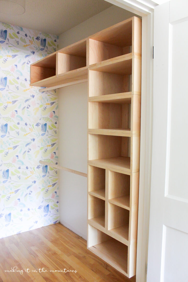 DIY Plywood Closet Organizer Build Plans - Houseful of Handmade