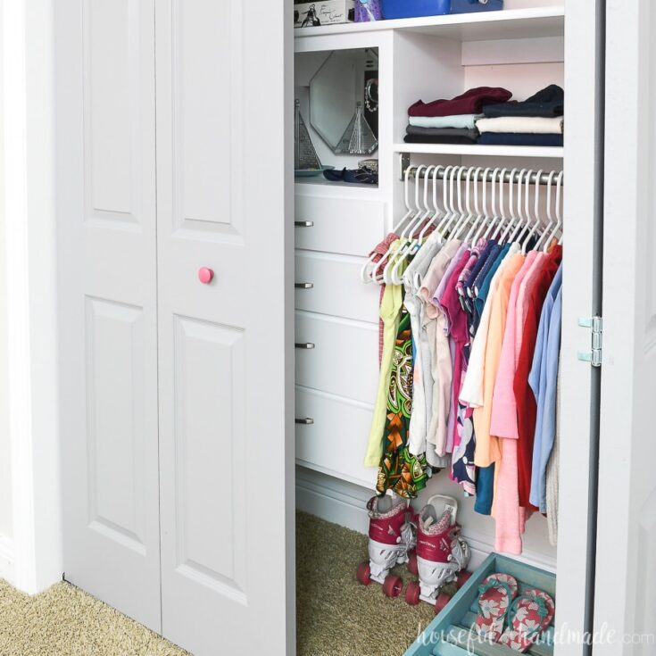 Image for Girl&rsquo;s Organized Closet Makeover for $100