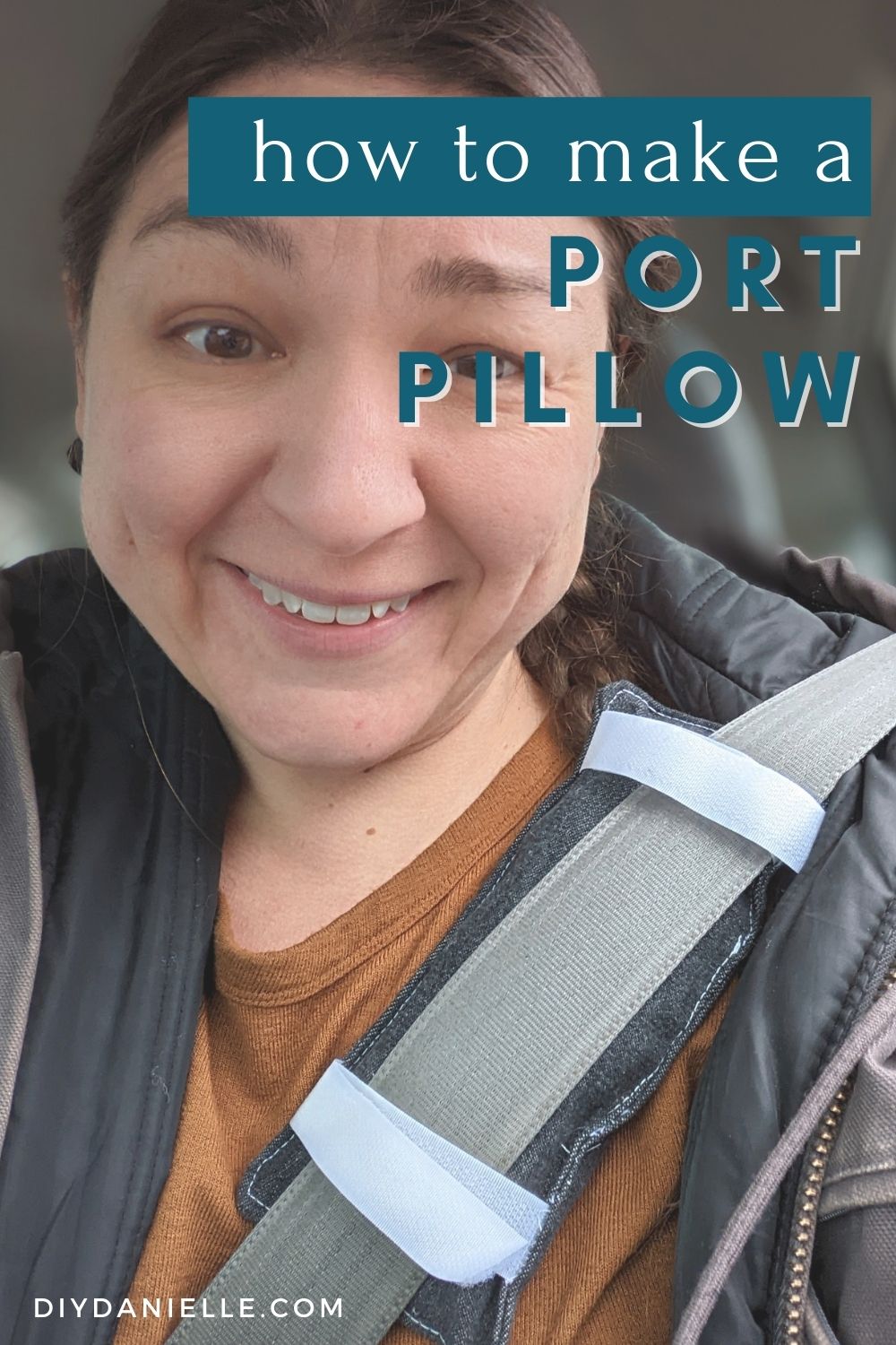 DIY Port Pillow for a Seatbelt DIY Danielle®