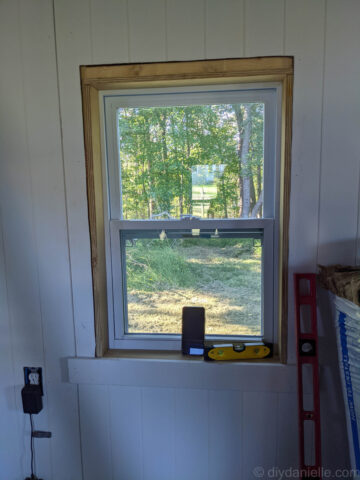 Easy Window Casing: Adding Interior Window Trim - DIY Danielle®