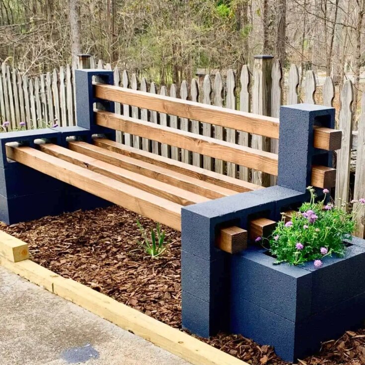 Image for DIY Cinder Block Bench