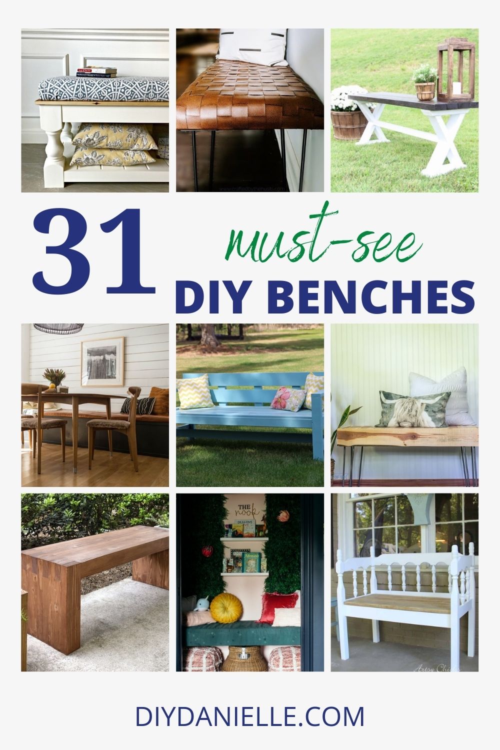 31 diy mus-see diy benches pin collage