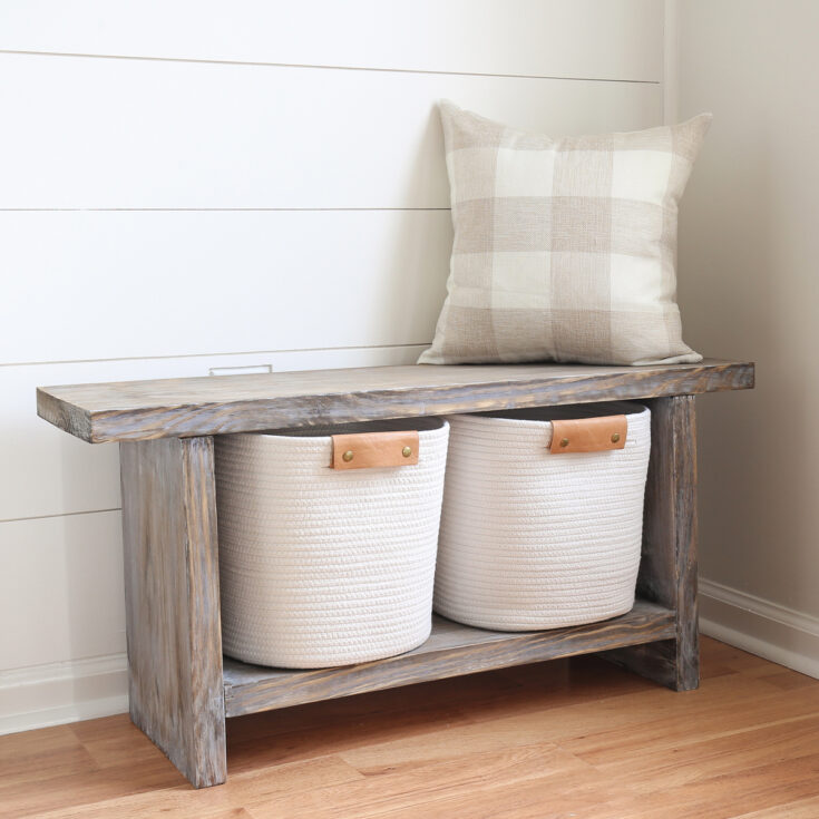 Image for DIY Entryway Bench for $10