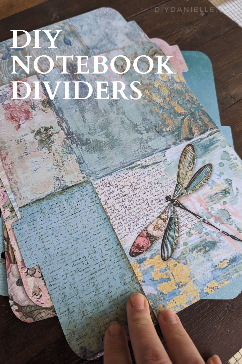 Notebook Dividers Custom Dividers with a Cricut! DIY Danielle®