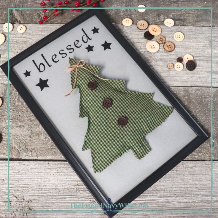Image for Blessed Christmas Tree Cricut Craft