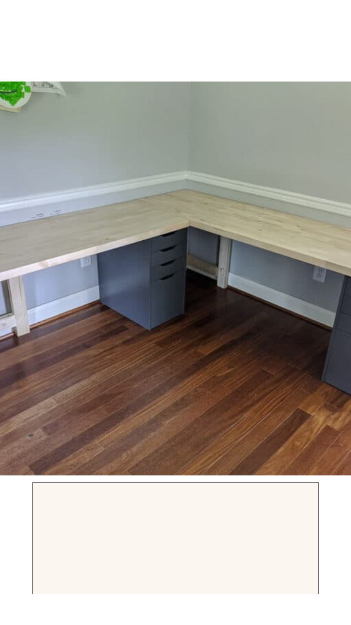 unfinished corner desk