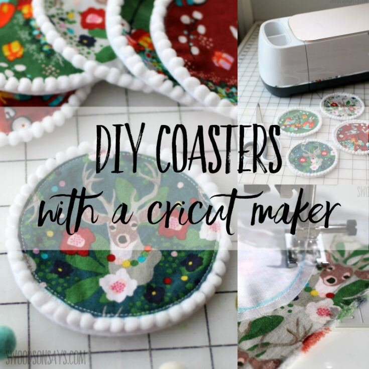 Image for Simple circle coasters with a Cricut