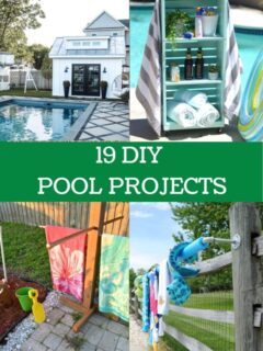 pool projects collage