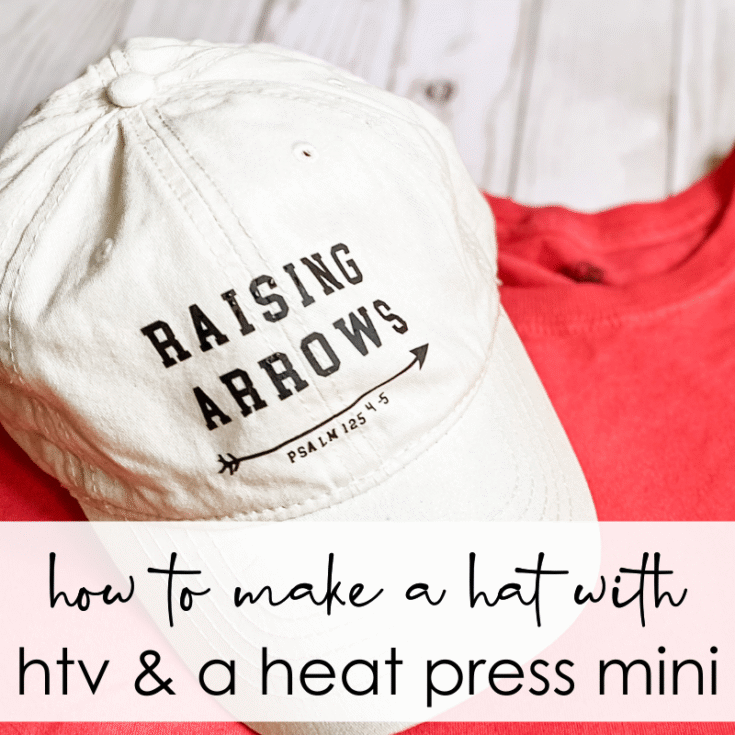 Image for 2 Easy Ways to Make a Hat with HTV and a Mini Heat Press