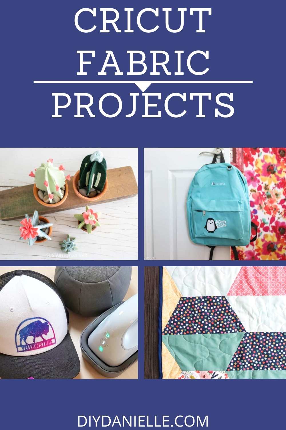 cricut fabric projects pin collage