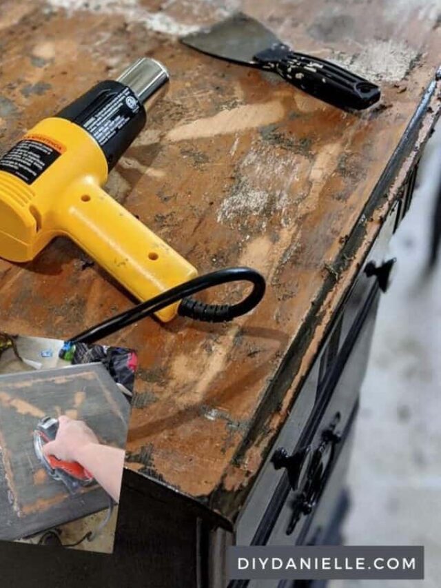 How to Remove Paint from Wood DIY Danielle®