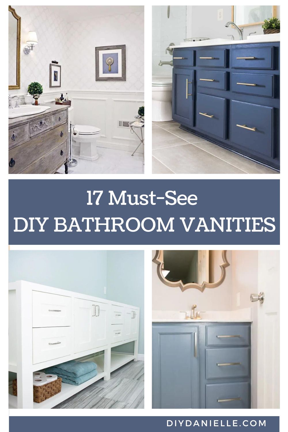 18 DIY Bathroom Vanity Ideas for Custom Storage and Style