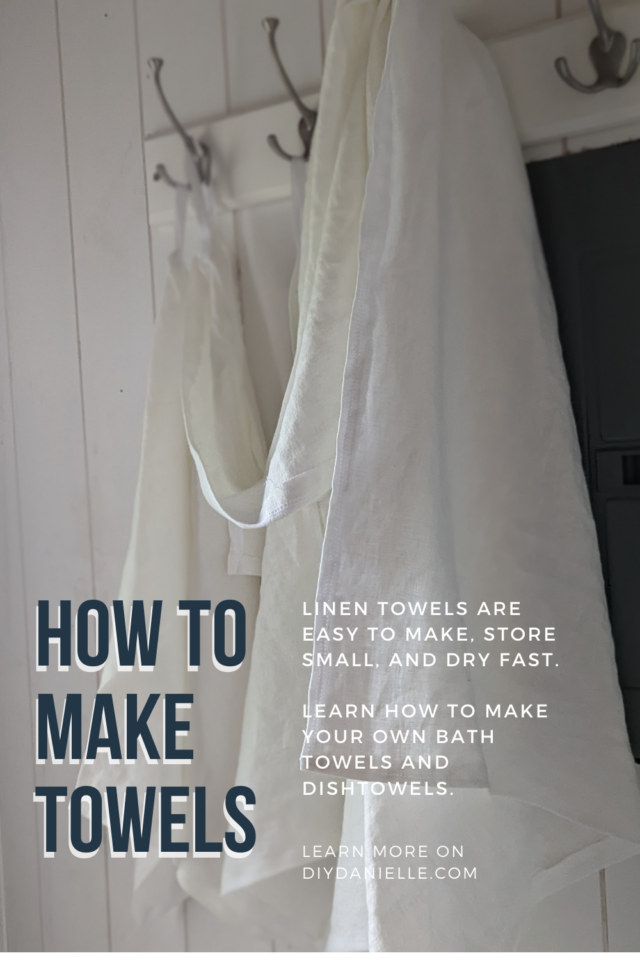 How to Make Towels Quick and Easy Bath Towels DIY Danielle®