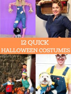 halloween costumes with jeans collage
