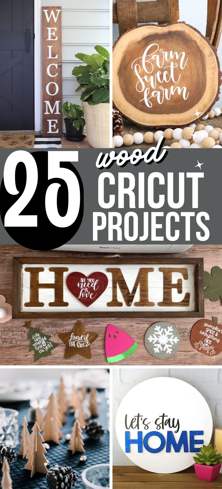 25 Easy DIY Cricut Wood Projects - DIY Danielle®