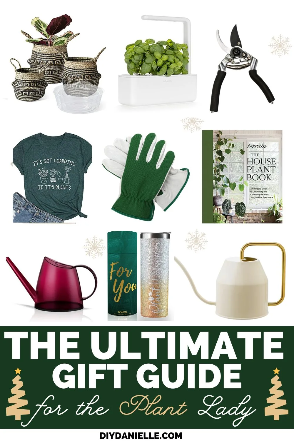 plant lovers gift guide pin collage