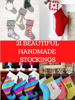 handmade stockings pin collage with text