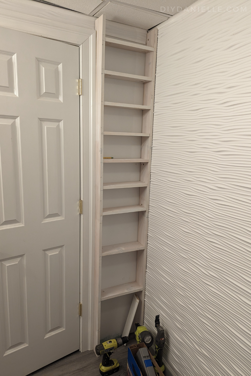 Behind the Door Storage that's Easy to Build DIY Danielle®