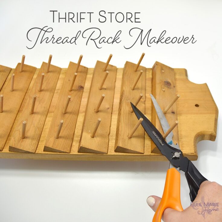 Image for Thrift Store Thread Rack DIY