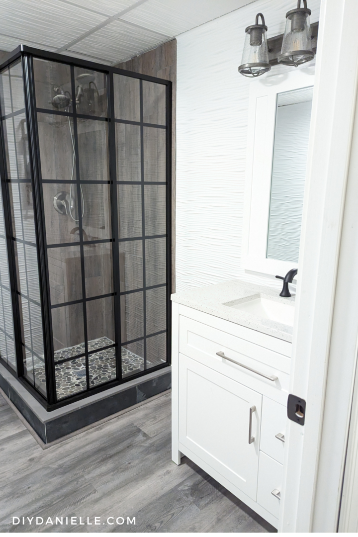 How to Finish a Basement Bathroom with Rough In Plumbing