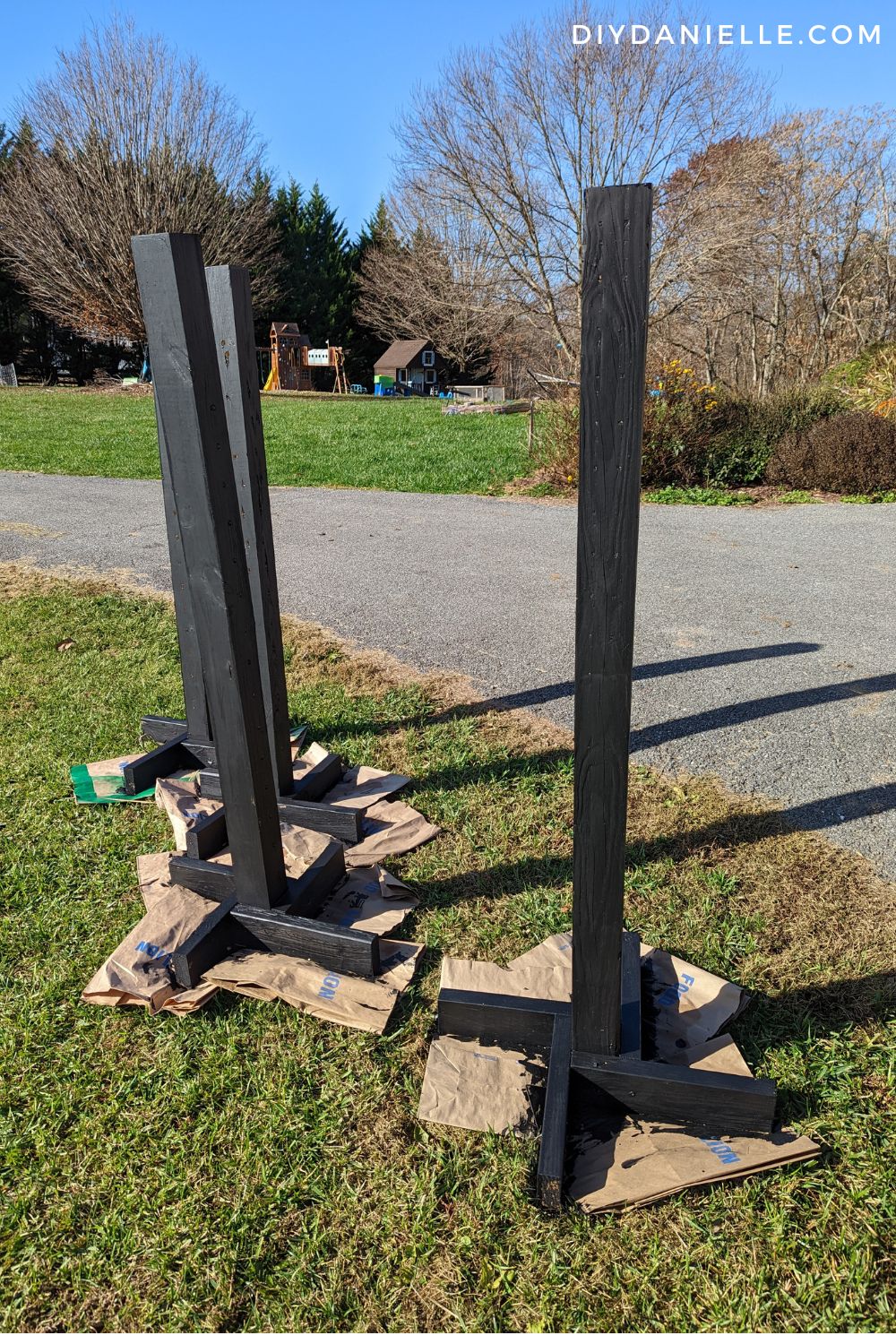 Easy DIY Horse Jumps Standards DIY Danielle®