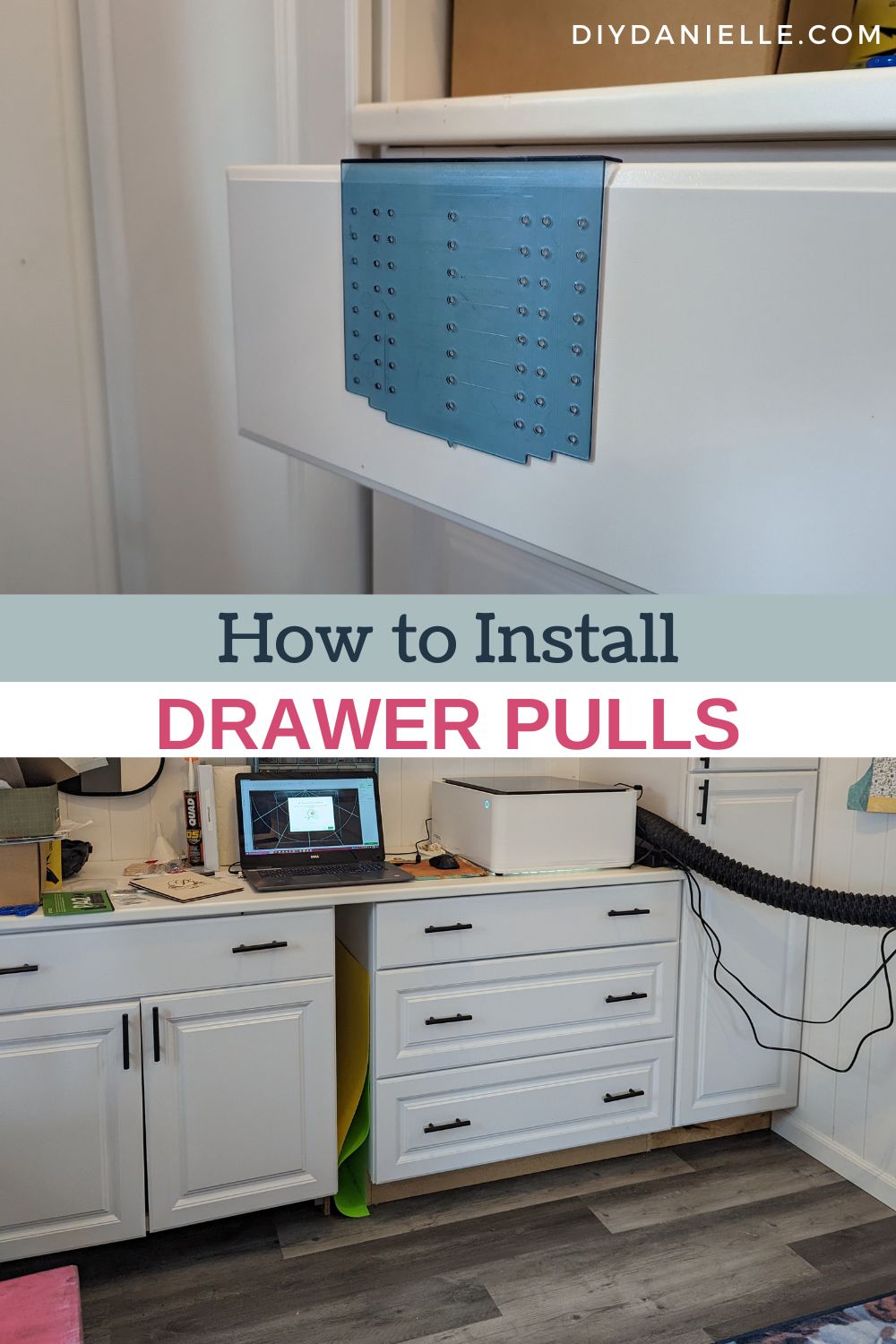How to install drawer pulls diy danielle 