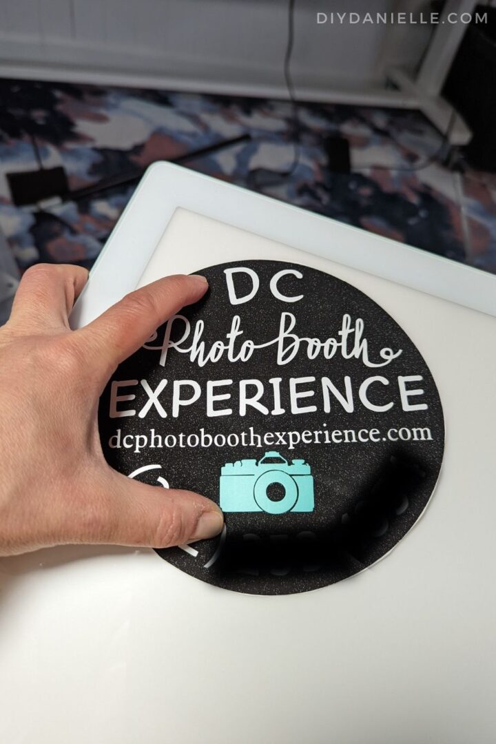 How to Layer Cricut Vinyl for a Business Sticker DIY Danielle®