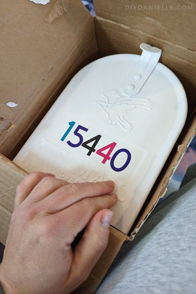 How to Paint a Mailbox DIY Danielle®