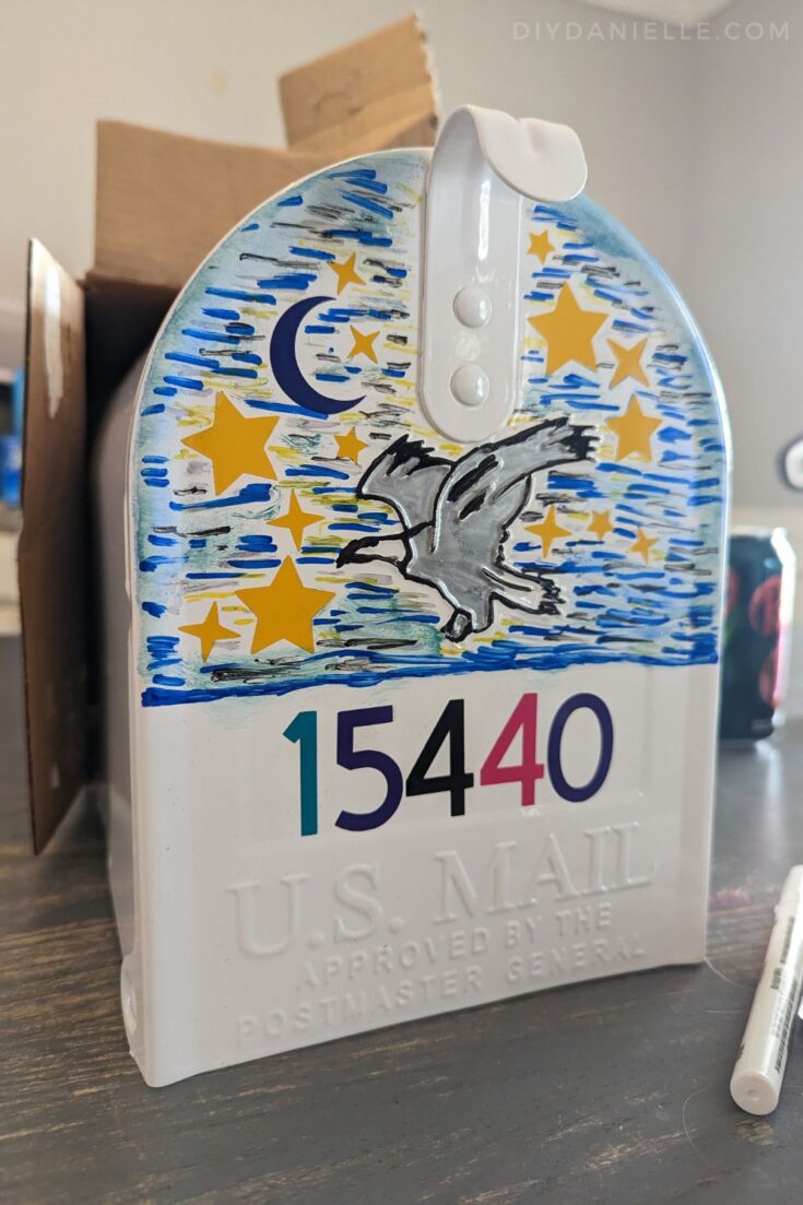 How to Paint a Mailbox DIY Danielle®