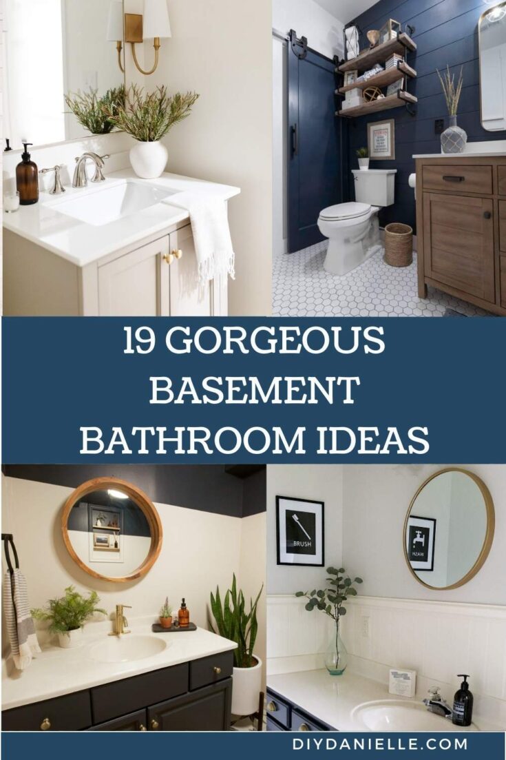 19 Basement Bathroom Ideas - DIY Danielle®