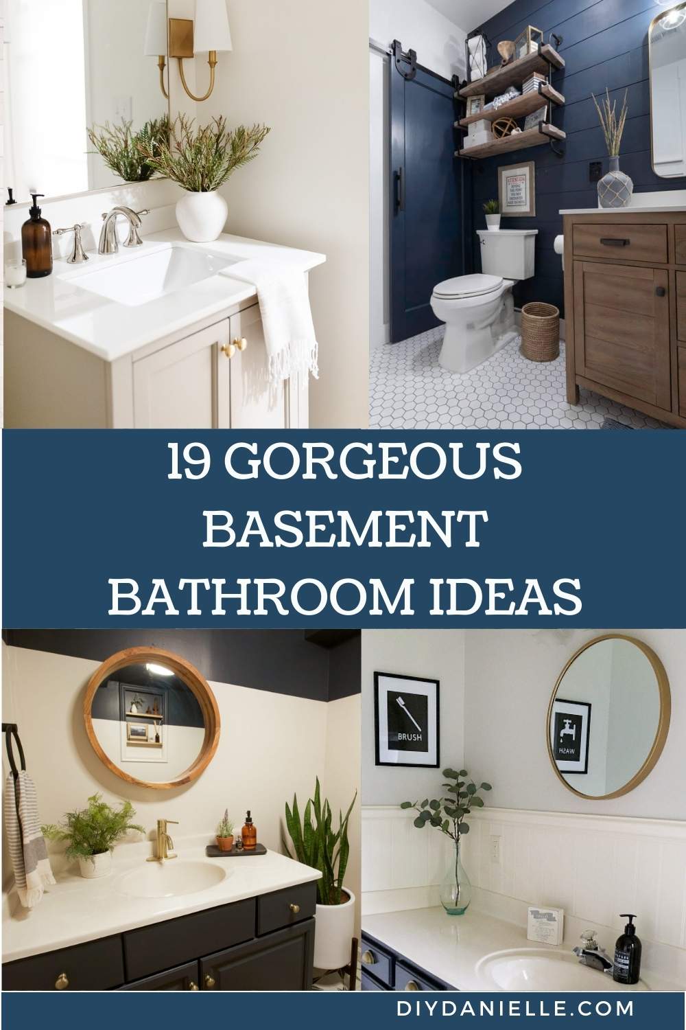 19 gorgeous basement bathroom makeovers with text