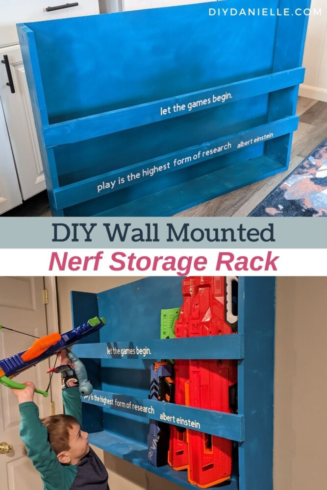 nerf gun rack plans