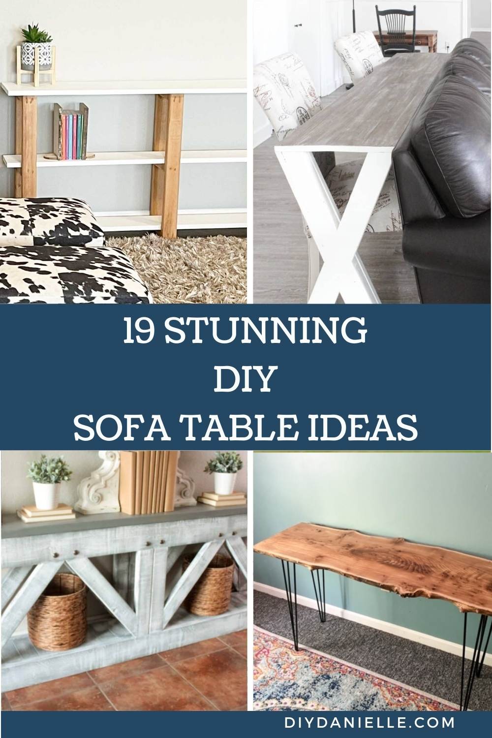 pin collage diy sofa tables with text