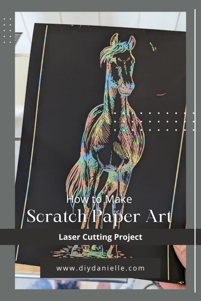 Create unique wall art with a laser cutting machine. This tutorial will teach you to create scratch paper art with a laser cutter!