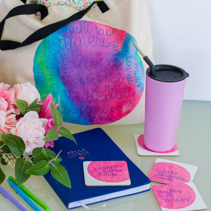 Image for Tote And Coasters With Infusible Ink