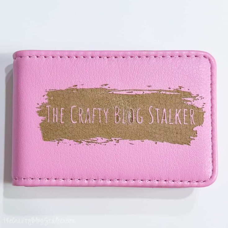 Image for Personalize a DIY Business Card Holder 