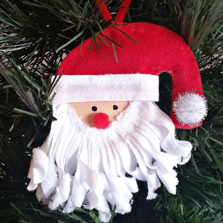 Image for Mason Jar Lid Santa Ornament Tutorial