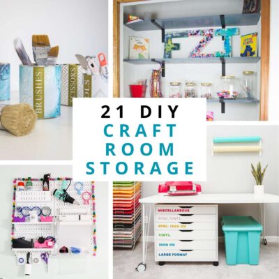 craft storage collage