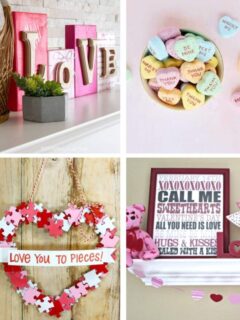 collage Valentine crafts