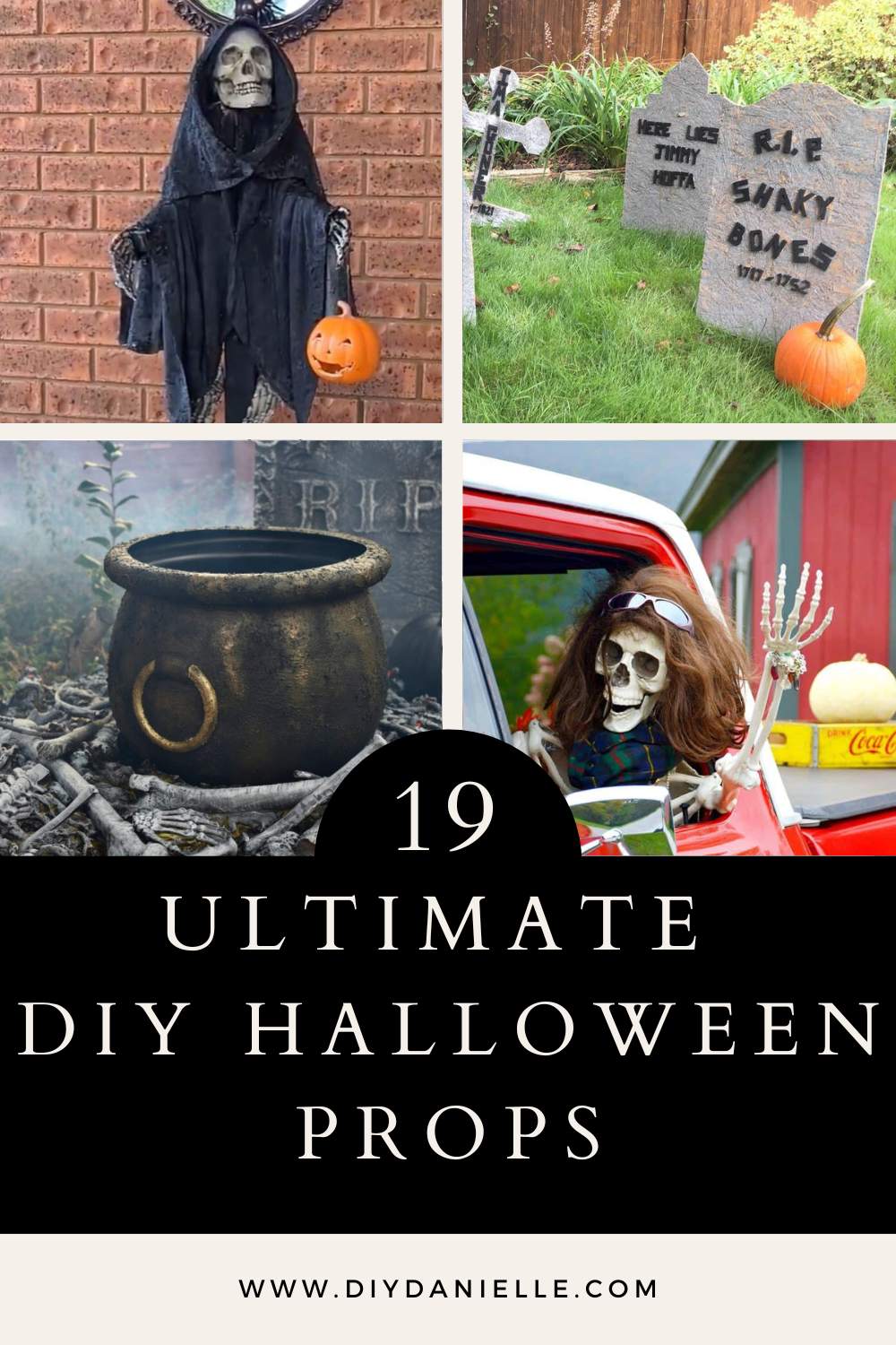 diy halloween props collage