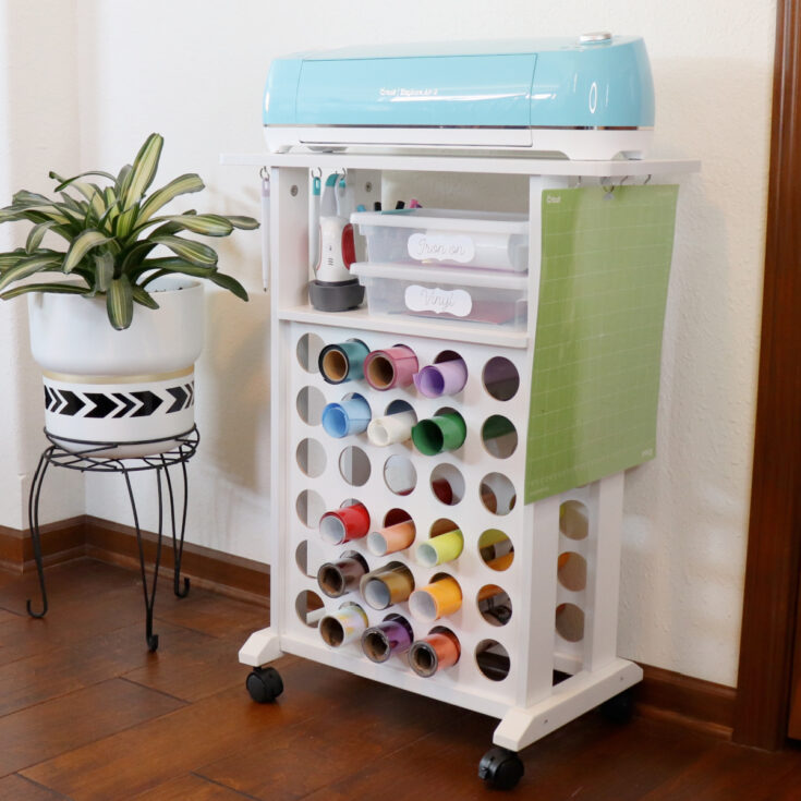 Image for Rolling Craft Storage Cart for Cricut
