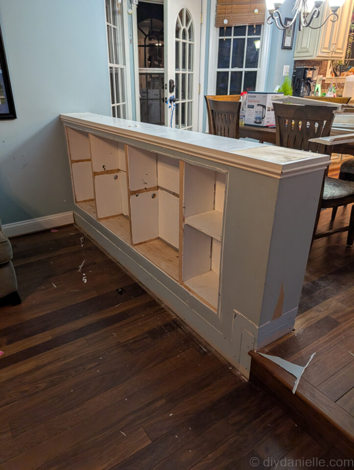 How to Remove a Half Wall - DIY Danielle®