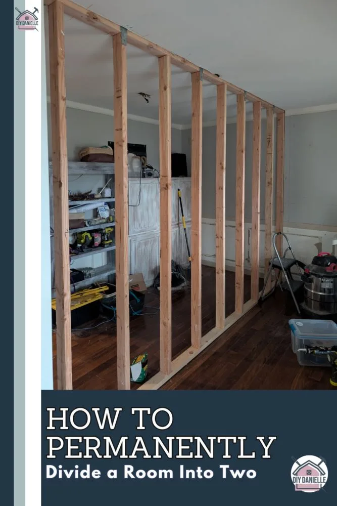 How to build a room divider wall: Turn two rooms into one by framing out a new wall to divide the room in half.