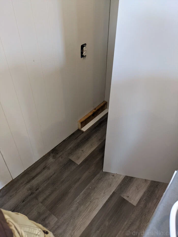 Planning electrical outlets for cabinet installation