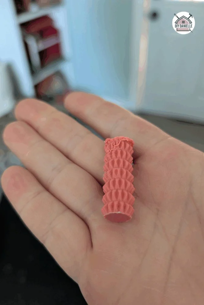 Small 3D printed mild pain stim fidget designed to provide gentle sensory input through light pressure